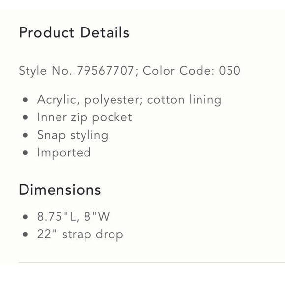 NWOT Anthropologie lavander beaded floral satchel - Picture 9 of 9